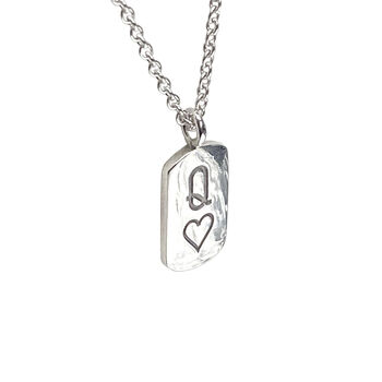 Sterling Silver Queen Of Hearts Necklace, 3 of 6