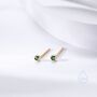 Extra Tiny 2mm Cz Stud Earrings In Sterling Silver, thumbnail 5 of 12