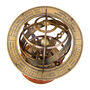 18 Inch Armillary Sphere With Compass, thumbnail 4 of 9