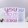 Personalised 'You Did It' Result Or Achievement Card, thumbnail 1 of 8
