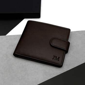 Personalised Men's Rfid Leather Photo Bifold Wallet, 2 of 7