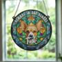 Chihuahua Fawn Memorial Suncatcher, thumbnail 5 of 6