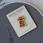 Needle Minder In Wood, Cat Paws, thumbnail 2 of 6
