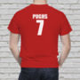 Personalised Wales Football Supporters Mens Tees, thumbnail 3 of 4