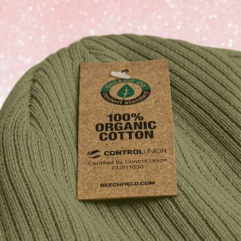 Organic Cotton Sustainably Made Beanie, 4 of 7