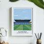 Valentines Football Stadium Print Their First Love, thumbnail 4 of 9