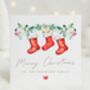 Personalised Red Christmas Stockings *Up To Six Stockings, thumbnail 4 of 6