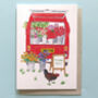 Flower Truck Thank You Card, thumbnail 2 of 2