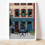 Cafe Shop Front Print, thumbnail 1 of 3
