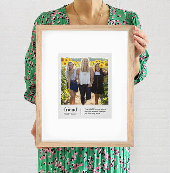 Favourite Family Photo And Words Personalised Print, 6 of 7