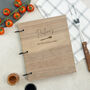 Personalised Wooden Recipe Book For Bakers, thumbnail 2 of 11