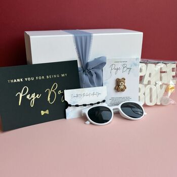 Cute Page Boy Proposal Or Thank You Gift Box, 9 of 10