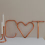 Copper Decorative Letters And Symbols Wall Art, thumbnail 2 of 12