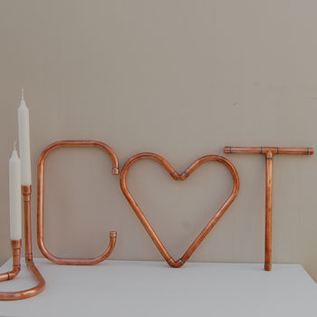 Copper Decorative Letters And Symbols Wall Art, 2 of 12
