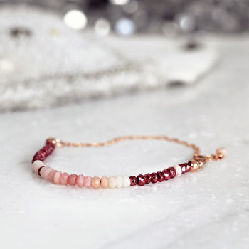 Pink Opal Bracelet By Artique Boutique Notonthehighstreet Com   Normal Pink Opal Bracelet 