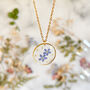 Forget Me Not Special Remembrance Necklace, thumbnail 3 of 6