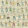 Little People Wallpaper Set Of Three Drops, thumbnail 2 of 2