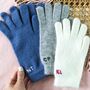 Personalised Womens Cashmere Wool Winter Gloves Gift, thumbnail 1 of 10