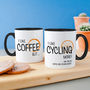 Personalised 'I Love Coffee But…' Cycling Mug, thumbnail 1 of 4