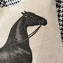 Vintage Equestrian Horse Cushion, thumbnail 5 of 10