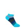 Block Stripe Aqua And Dash Mint Women's Trainer Socks, thumbnail 4 of 9