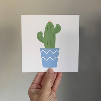 Set Of Six Mixed Cactus Design Greeting Cards, 2 of 4
