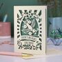 There's No Place Like Home Paper Cut Card, thumbnail 5 of 6