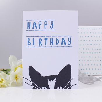 'Happy Birthday' Cat Card, 3 of 6