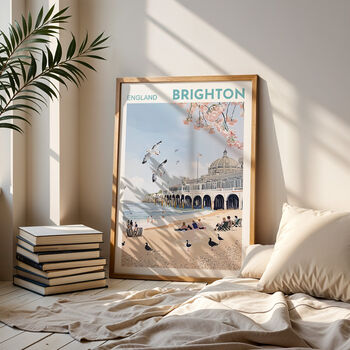 Brighton Pier Travel Poster, 2 of 9