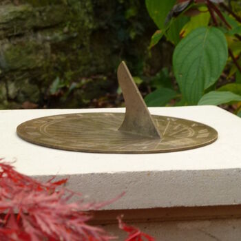 Personalised Newton Brass Sundial, 5 of 5