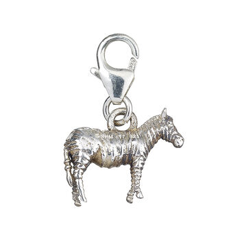 Zebra Charm Sterling Silver, 8 of 8