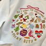 The Picky Bits Embroidered Christmas Jumper, thumbnail 2 of 7