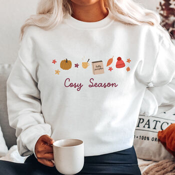 Cosy Season Autumn Sweatshirt Gift, 5 of 9