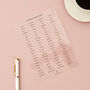 Minimal Transparent Agenda Divider Tabs A5, thumbnail 3 of 3