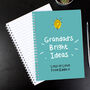 Personalised Bright Ideas A5 Notebook, thumbnail 3 of 4