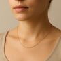 9ct Yellow Gold Light Trace Chain – 16in To 20in, thumbnail 2 of 8