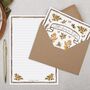 Double Sided A5 Writing Paper With Ditsy Yellow Flowers, thumbnail 4 of 5