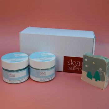 Snowy Day Medium Christmas Gift Box | Body Butter, Body Scrub And Soap, 4 of 4