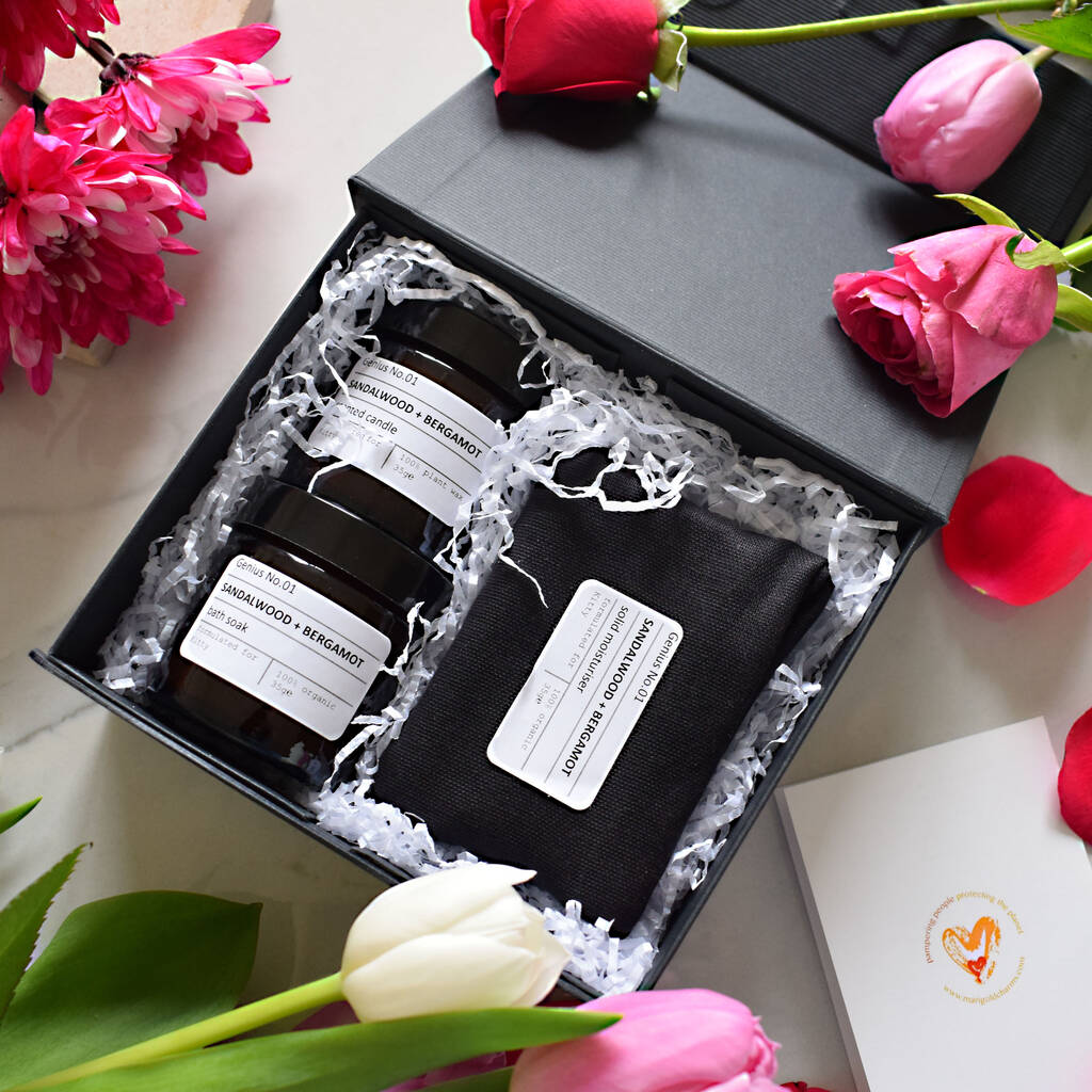 Personalised Organic Wellbeing Relaxation Gift Set, 1 of 2