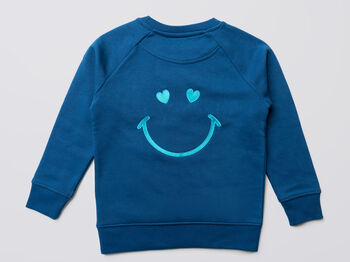 'Love' Embroidered Children's Organic Sweatshirt, 7 of 7