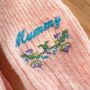 Personalised Mum Embroidered Cashmere Bed Socks Gift, thumbnail 4 of 7