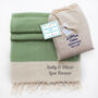 Cotton Throw Blanket, Christmas Gift For Family, thumbnail 8 of 12