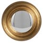 24cm Gold Convex Wall Mirror Porthole Fisheye Design, thumbnail 6 of 6