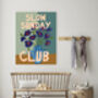 Slow Sunday Flower Club Art Print, thumbnail 3 of 3