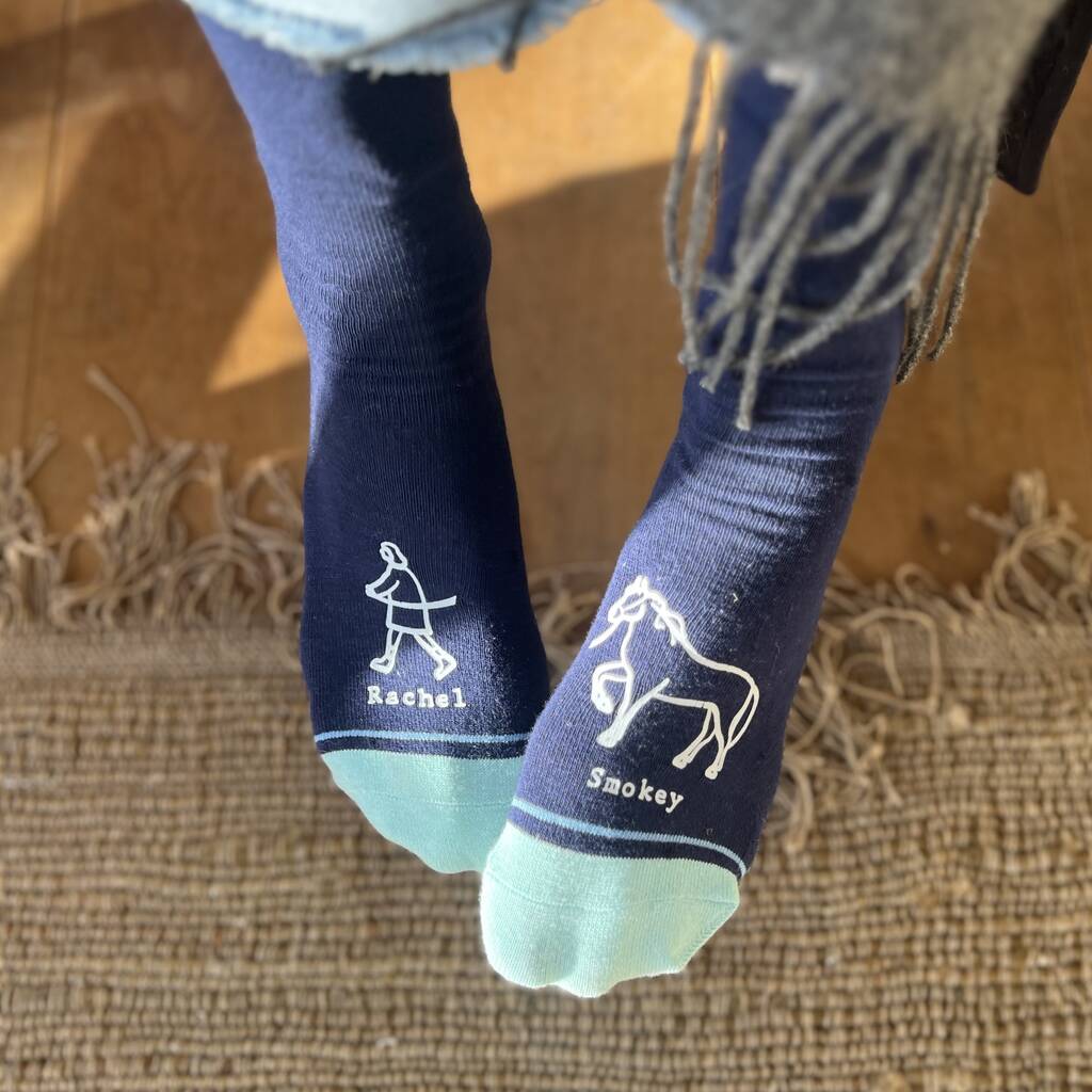 Horse Lover Personalised Socks, 1 of 5