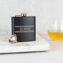 Personalised Hip Flask With Funnel In Gift Box, thumbnail 1 of 2