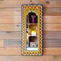 Yellow Indian Panel Mirror, thumbnail 3 of 12