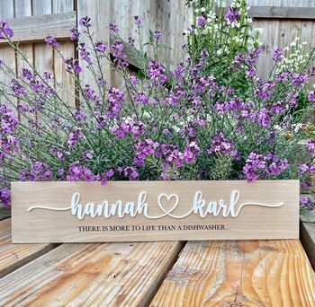 3D Personalised Wooden Name Sign, 5 of 6