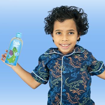 Kids Highly Natural Dragon Mane Shampoo, Conditioner And Styling Gel Gift Set, 4 of 10