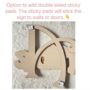 Flower Name Sign Girls Personalised Door Sign Wooden, thumbnail 9 of 12